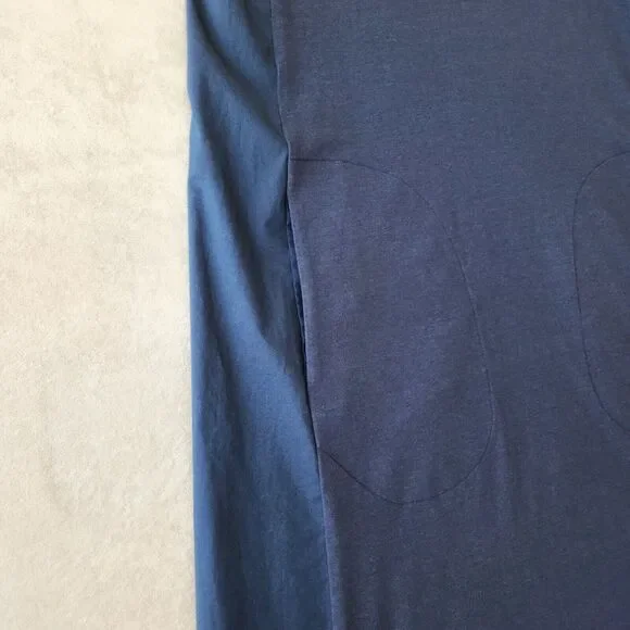 Hinson Wu Christy Dress Knit Jersey A-line Navy Dress pockets SMALL MSRP: $200 - Picture 7 of 11